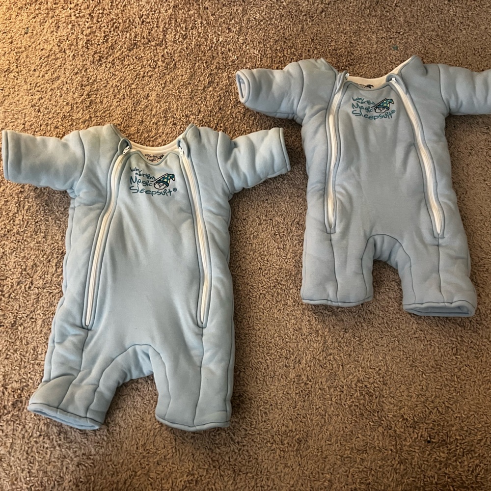 Baby Merlin Magic Sleepsuit sizes large and small